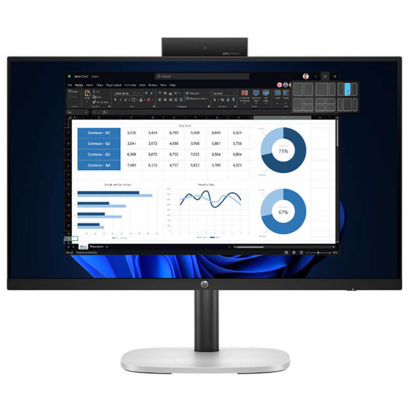 HP ProStudio 4 G1i AI All-in-One, Black, Intel Ultra 5 235T, 32GB RAM, 512GB SSD, 23.8" 1920x1080 FHD Touchscreen, HP 1 YR WTY