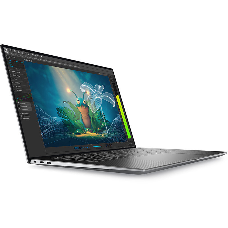 Dell Precision 15 5570 Mobile Workstation (No Webcam), Silver, Intel Core i7-12800H, 32GB RAM, 512GB SSD, 15.6" 3840x2400 4KUHD+ Touchscreen, 8GB Nvidia RTX A2000, EuroPC 1 YR WTY