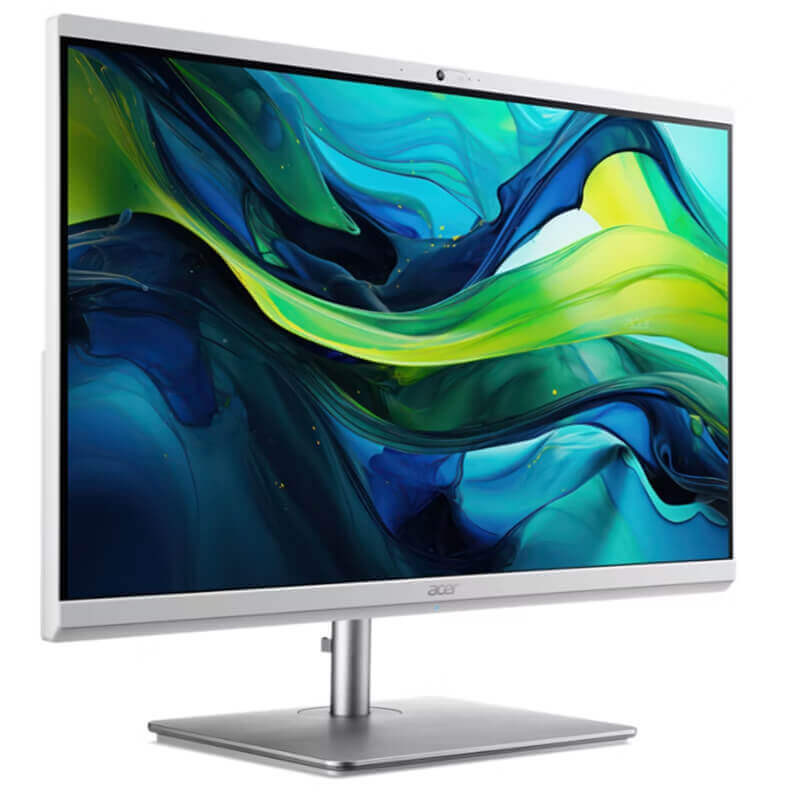Acer Aspire C27-195ES All-in-One, White, Intel Core Ultra 7 155U, 32GB RAM, 2x 1TB SSD, 23.8" 1920x1080 FHD, Acer 1 YR UK WTY