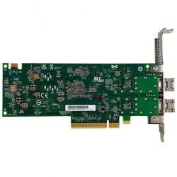 Dell / Emulex LPe35002 Dual-Port 32Gb Fibre Channel HBA, PCIe 4.0 x8, SFP+, Full Height Adapter, D P/N: 0CGT2C / CGT2C