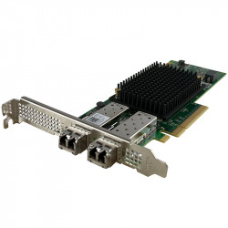 Dell / Emulex LPe35002 Dual-Port 32Gb Fibre Channel HBA, PCIe 4.0 x8, SFP+, Full Height Adapter, D P/N: 0CGT2C / CGT2C