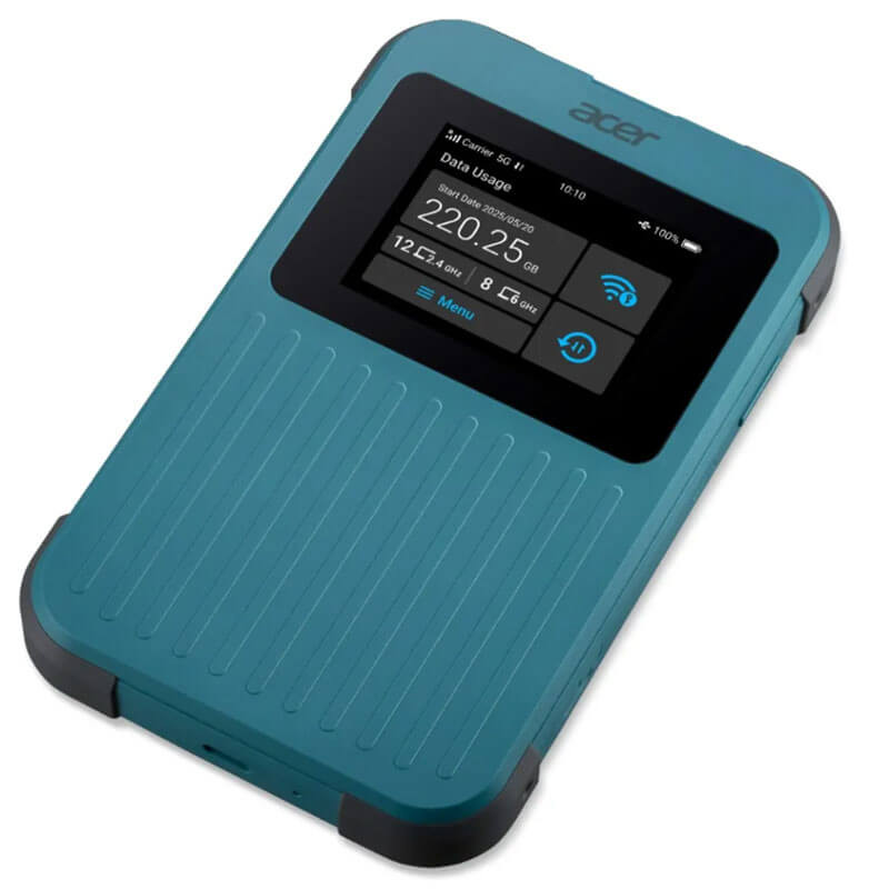 Acer Connect M4 5G Mobile Wi-Fi Hotspot Above