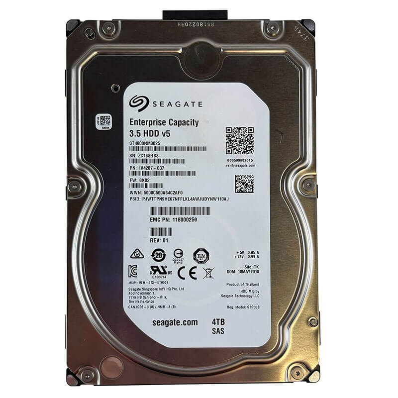 Seagate Enterprise Capacity 3.5 v5 4TB 7.2K SAS Front