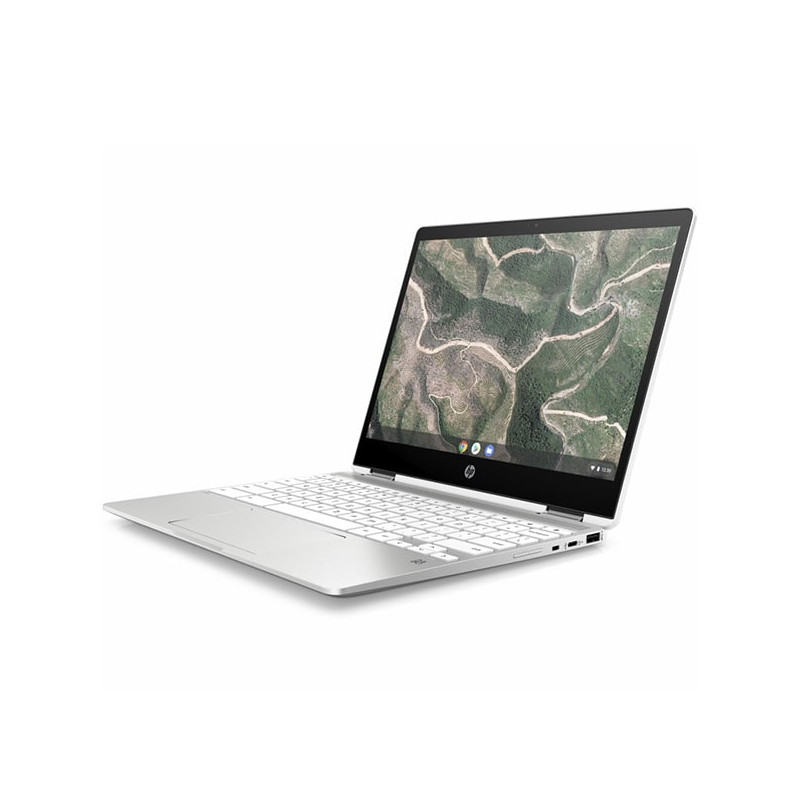 HP Chromebook x360 12b-ca0001na, White, Intel Pentium Silver N5000, 4GB RAM, 64GB eMMC, 12" 1600x900 HD+, HP 1 YR WTY