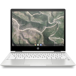 HP Chromebook x360 12b-ca0001na, White, Intel Pentium Silver N5000, 4GB RAM, 64GB eMMC, 12" 1600x900 HD+, HP 1 YR WTY