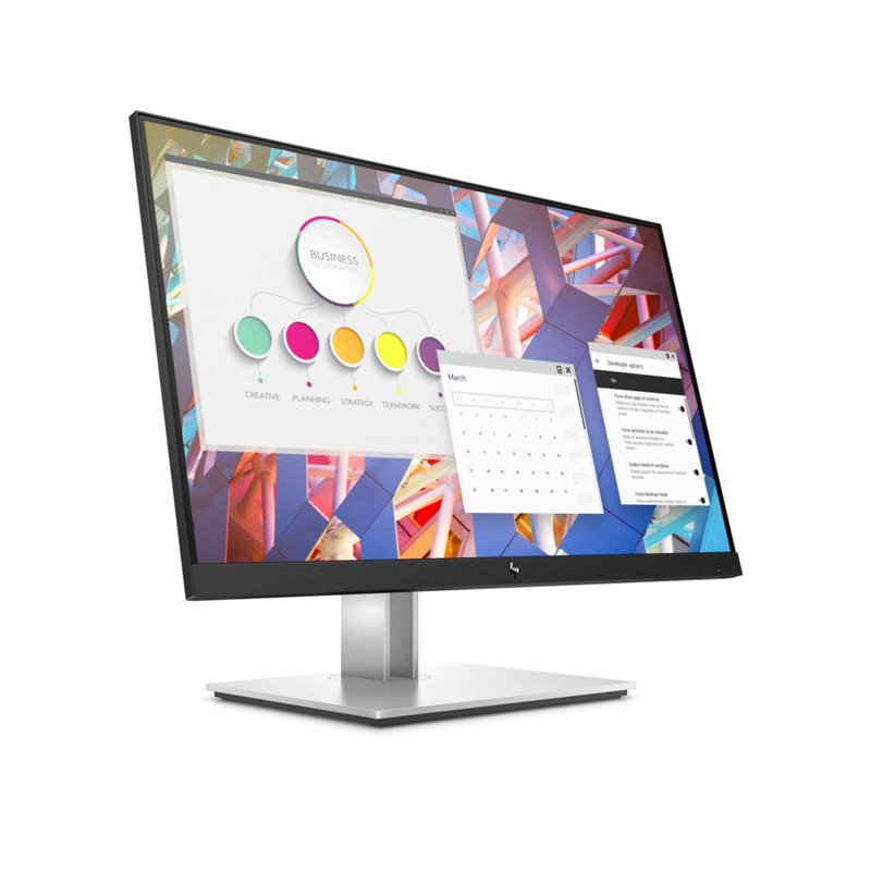 HP E24 G4 Monitor (9VF99AT), 23.8" 1920x1080 FHD, 16:9, IPS, Anti-Glare, VGA/HDMI/DisplayPort/USB, Multi-Adjustable Stand, HP 3 YR WTY