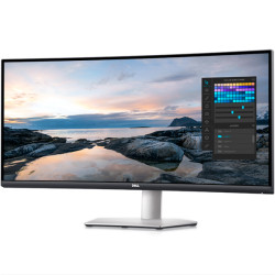 Dell S3422DW 34 Curved Monitor with Speakers, 34" 3440x1440 UWQHD, 21.9, VA, Anti-Glare, DisplayPort/HDMI/USB, Adjustable Stand, EuroPC 1 YR WTY