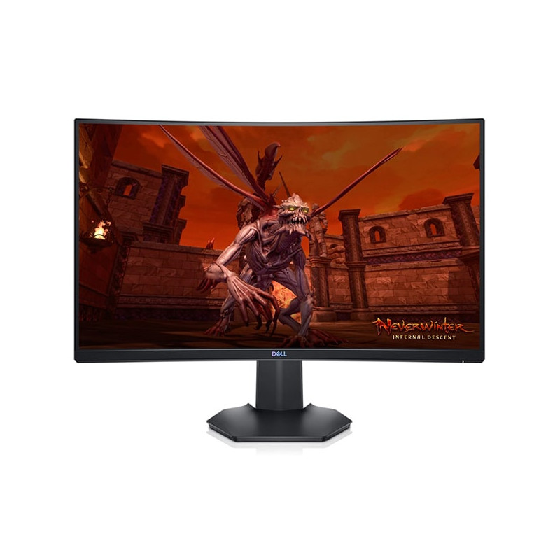 Dell S2721HGF Curved Gaming Monitor, 27" 1920x1080 FHD 144 Hz, VA Anti-Glare, HDMI, DisplayPort, Adjustable Stand, EuroPC 1 YR WTY