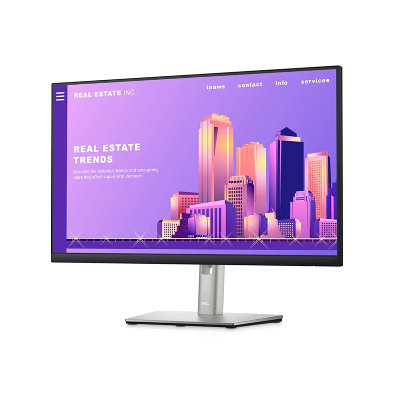 Dell P2422H 24 Professional Monitor, 23.8" 1920x1080 FHD, IPS Anti-Glare, 1xDisplayPort, 1x VGA, 1xHDMI, 5 x USB 3.2, EuroPC 1 YR WTY