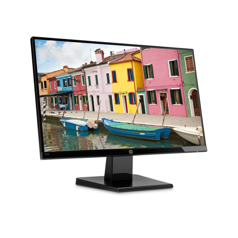 HP 22w (21.5") Display Monitor, 1920 x 1080 Full HD, IPS Anti-Glare, 16:9, 5ms, VGA, HDMI, Tilt-adjustable Stand, HP 2 YR WTY