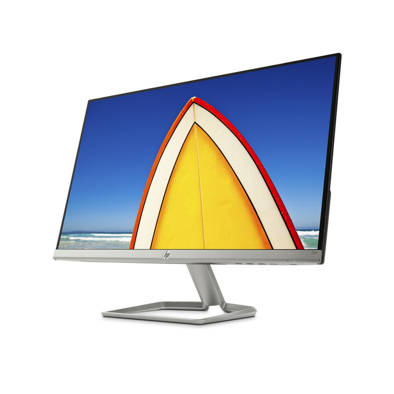 HP 24f 24" Display Monitor, 1920 x 1080 Full HD, 16:9, IPS Anti-Glare, 5ms, HDMI, VGA, Tilt-adjustable Stand, HP 2 YR WTY