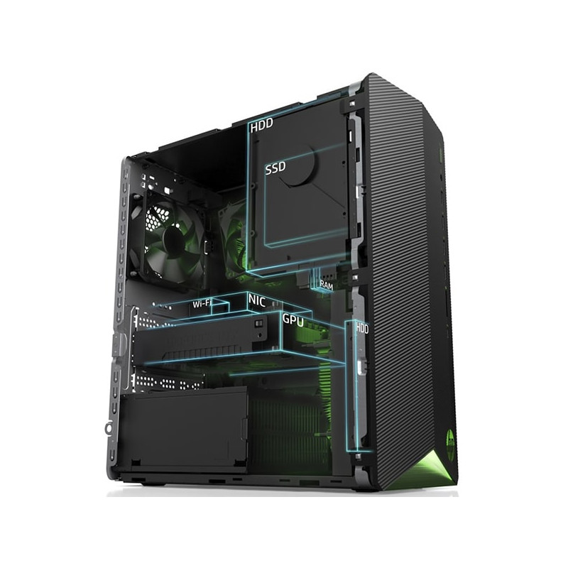 HP デスクトップPC PavilionTG01-1153jp HP Pavilion Gaming Desktop TG01（AMD）レビュー：Radeon RX