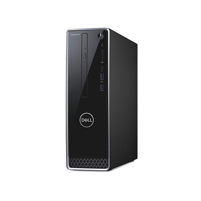 Dell Inspiron 3470 Mini Desktop, Black/Silver Trim, Intel Core i3-9100, 4GB RAM, 1TB SATA, DVD-RW, Dell 1 YR WTY