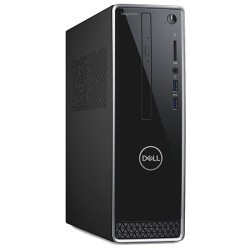 Dell Inspiron 3470 Mini Desktop, Black/Silver Trim, Intel Core i3-9100, 4GB RAM, 1TB SATA, DVD-RW, Dell 1 YR WTY