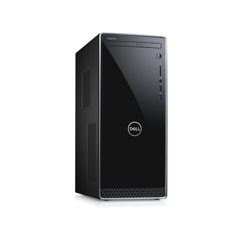 Dell Inspiron 3671 Desktop, Black/Silver Trim, Intel Core i3-9100, 8GB RAM, 1TB SATA, DVD-RW, Dell 2 YR WTY