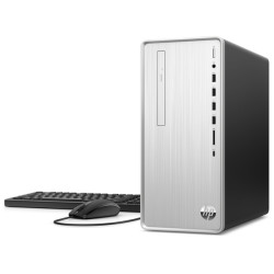 HP Pavilion Desktop TP01-1010na Desktop, Silver, Intel Core i7-10700, 16GB RAM, 256GB SSD+2TB SATA, DVD-RW, HP 1 YR WTY