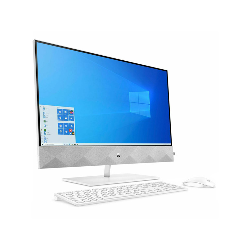 HP Pavilion 27-d0009na All-in-one, White, Intel Core i7-10700T, 16GB RAM, 512GB SSD, 27" 1920x1080 FHD, HP 1 YR WTY