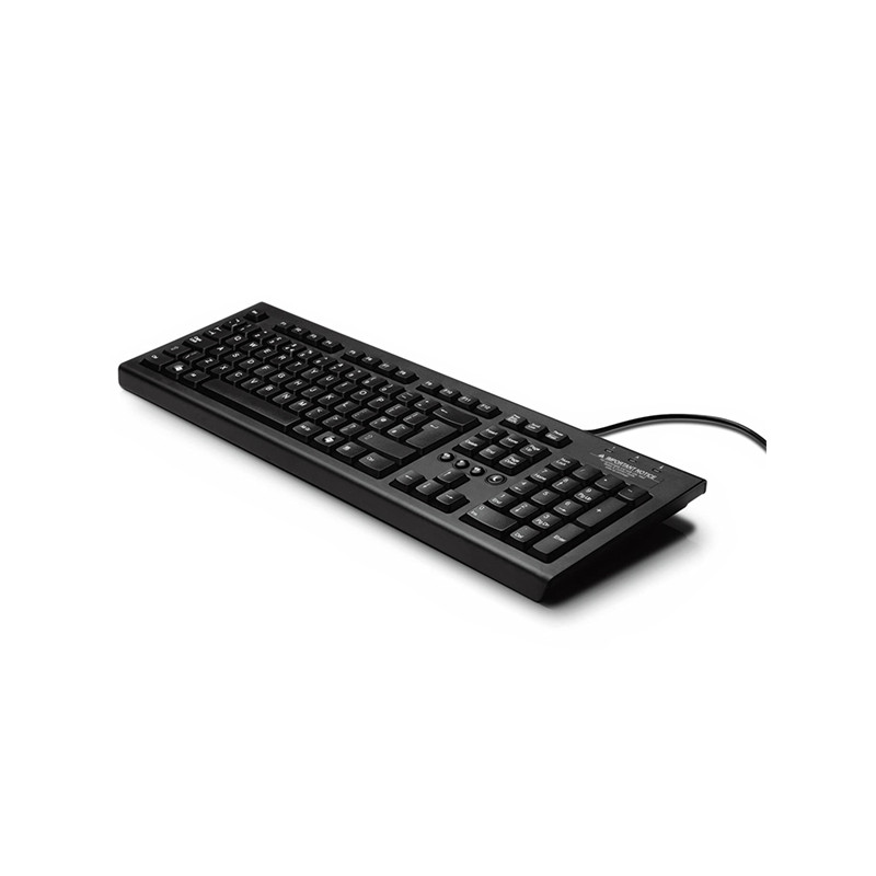 HP US (QWERTY) USB Black Keyboard, 697737-L32, EuroPC 1 YR WTY