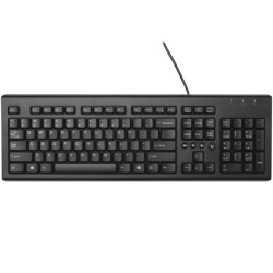 HP US (QWERTY) USB Black Keyboard, 697737-L32, EuroPC 1 YR WTY