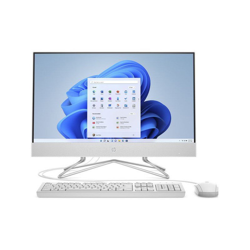 HP All-in-One 24-df1030na All-in-one, White, Intel Core i5-1135G7, 8GB RAM, 512GB SSD, 23.8" 1920x1080 FHD, HP 1 YR WTY