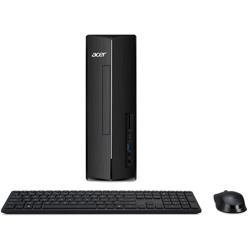 Refurbished Acer Aspire XC1760 Desktop PC, Pentium Gold G7400, 8GB RAM