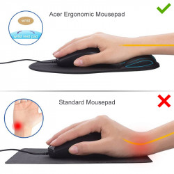 Acer Ergonomic Mousepad Reduce Wrist Stress