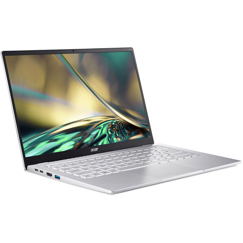 Acer Swift 3 SF314-44 Ultra-thin Laptop, Silver, AMD Ryzen 5 5625U, 8GB RAM, 512GB SSD, 14" 1920x1080 FHD, Acer 1 YR UK WTY