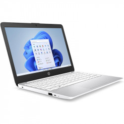 HP Stream 11-ak0030na Laptop, White, Intel Celeron N4020, 4GB RAM, 64GB eMMC, 11.6" 1366x768 HD, HP 1 YR WTY