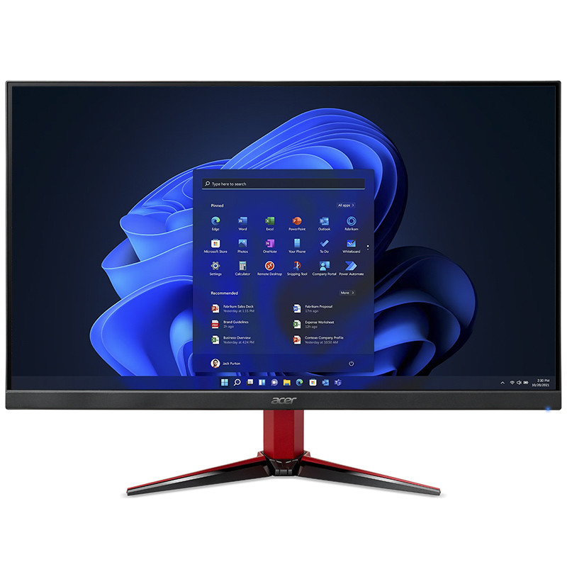 Refurbished Acer Nitro VG2 Gaming Monitor VG242YP 23.8", HDMI/DP, Red