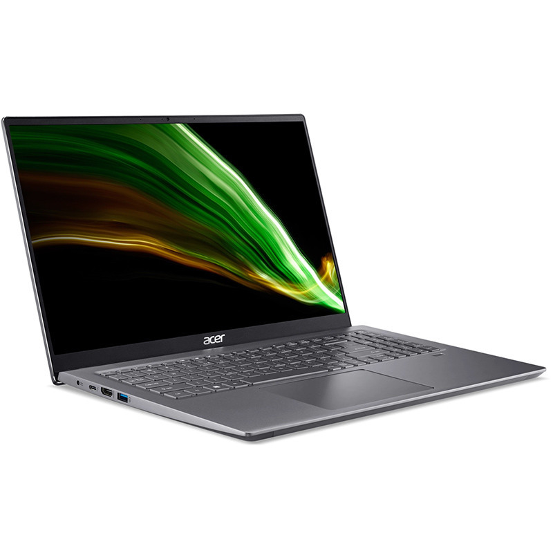 Acer Swift X SFX16-51G Ultra-thin Laptop, Grey, Intel Core i7-11390H, 16GB RAM, 512GB SSD, 16.1" 1920x1080 FHD, 4GB Nvidia GeForce RTX 3050, Acer 1 YR UK WTY