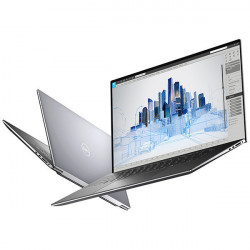 Dell Precision 17 5770 Mobile Workstation Laptop, Silver, Intel Core i7-12700H, 16GB RAM, 512GB SSD, 17" 3840x2400 4K UHD+ Touchscreen, 8GB Nvidia RTX A2000, Dell 3 YR WTY