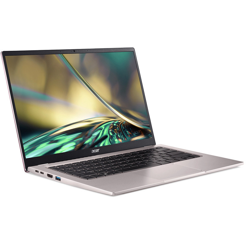 Acer Swift 3 SF314-44 Laptop, Pink, AMD Ryzen 5 5625U, 8GB RAM, 512GB SSD, 14" 1920x1080 FHD, Acer 1 YR UK WTY