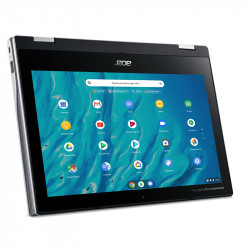 Acer Chromebook Spin 311 CP311-3H-K5M5, Silver, MediaTek MT8183, 4GB RAM, 64GB eMMC, 11.6" 1366x768 HD Touchscreen, Acer 1 YR UK WTY