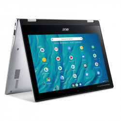 Acer Chromebook Spin 311 CP311-3H-K5M5, Silver, MediaTek MT8183, 4GB RAM, 64GB eMMC, 11.6" 1366x768 HD Touchscreen, Acer 1 YR UK WTY