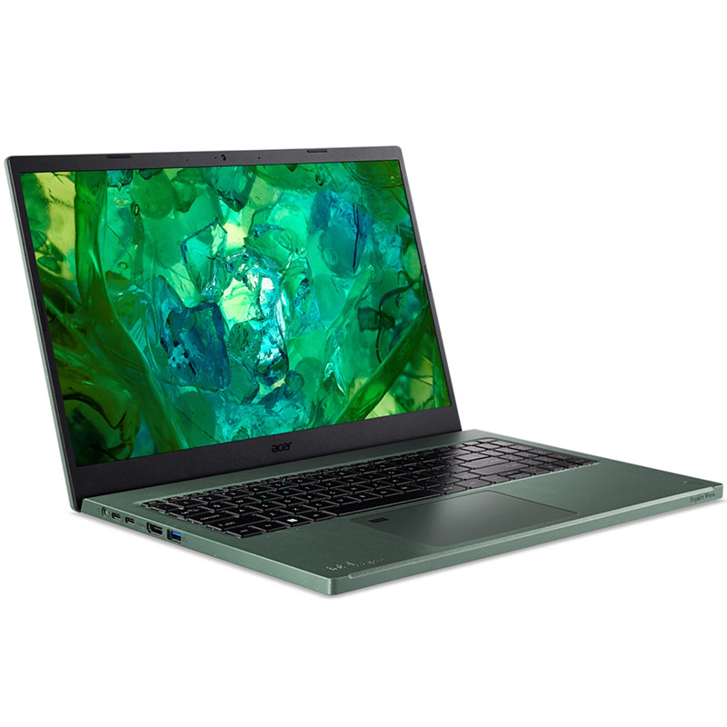 Acer Aspire Vero AV15-53P-577H Laptop, Green, Intel Core i5-1335U, 16GB RAM, 512GB SSD, 15.6" 1920x1080 FHD, Acer 1 YR UK WTY