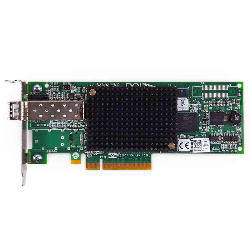 Dell Emulex LightPulse LPe12000 Single-Port 8GB Fibre Channel HBA 0CN6YJ Dell Emulex LightPulse LPe12000 Single-Port 8GB Fibre Channel HBA 0CN6YJ