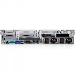Dell PowerEdge R720xd Rack Server Rear with Two Bays