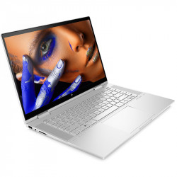 HP Envy x360 15-ew0504na Convertible Laptop, Silver, Intel Core i5-1240P, 8GB RAM, 512GB SSD, 15.6" 1920x1080 FHD Touchscreen, HP 1 YR WTY