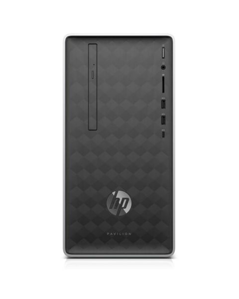 HP Pavilion 590-p0055na Desktop PC, Intel Core i3-9100, 4GB RAM, 1TB SATA, DVDRW, HP 1 YR WTY