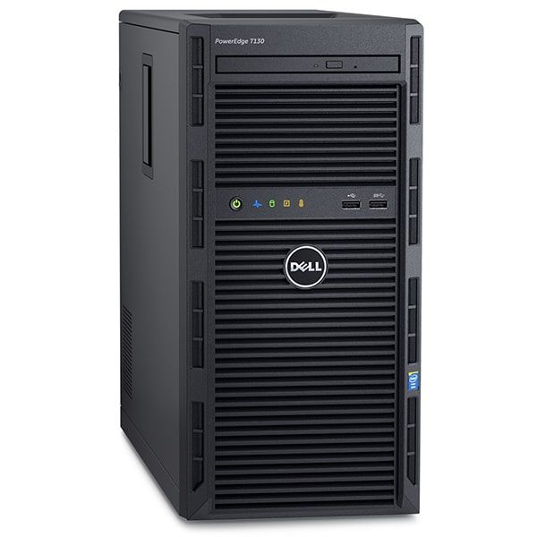 Dell Poweredge T130 Tower Server Intel Xeon 12 V6 3 0ghz 16gb Ram 2tb Sata Dvd Rw Dell 3 Yr Wty