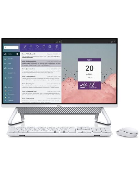 Dell Inspiron 27 7700 All-in-one, White, Intel Core i5-1135G7, 8GB RAM, 256GB SSD+1TB SATA, 27