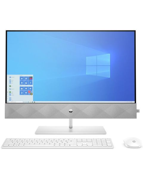 HP Pavilion 27-d0005na All-in-one, White, Intel Core i7-10700T, 8GB RAM, 1TB SSD, 27