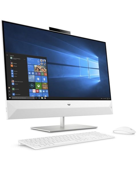 HP Pavilion 27-xa0033na All-in-one, White, Intel Core i7-9700T, 8GB RAM, 256GB SSD+2TB SATA, 27