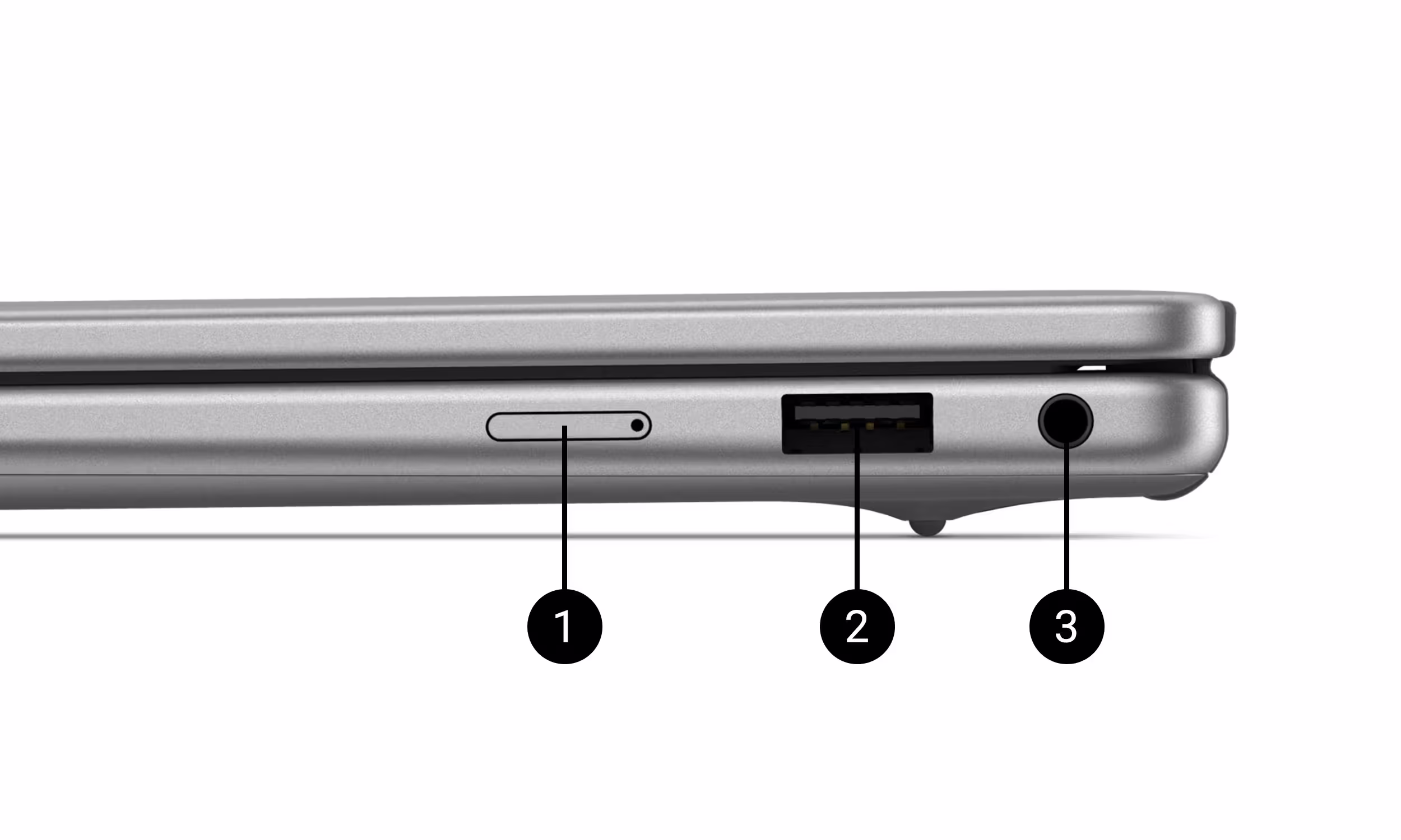 Latitude 14 7455 Ports Right Side