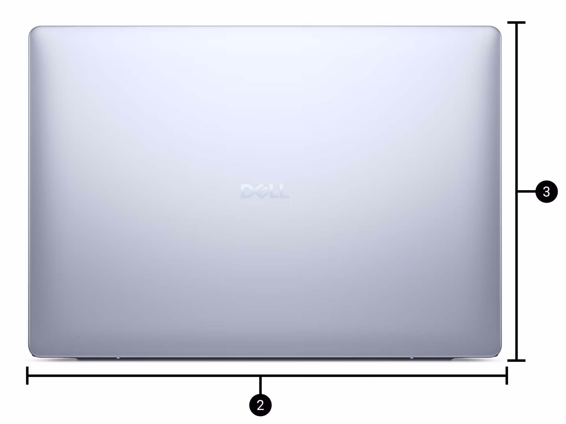 dell 16 plus top dimensions