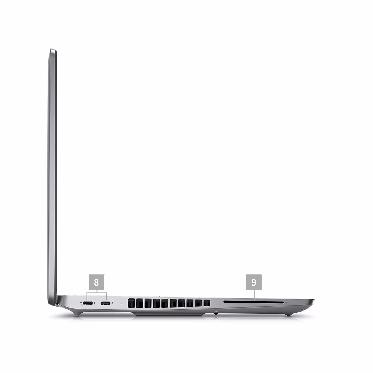 dell latitude 5550 left ports and slots