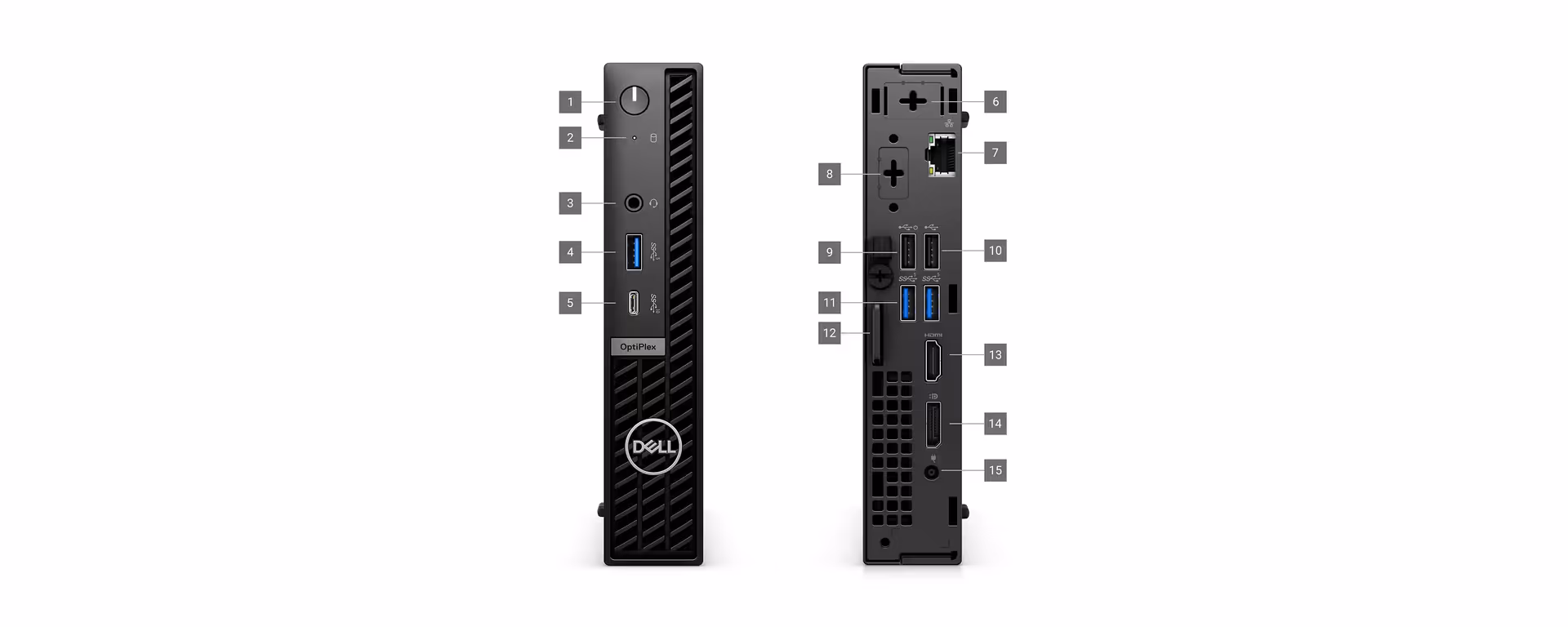 dell optiplex micro ports and slots