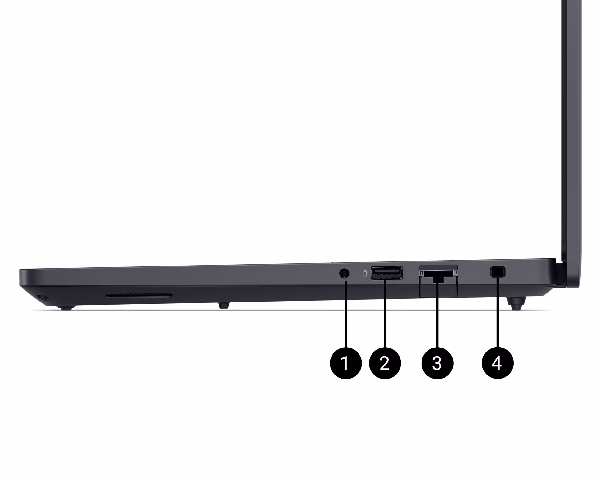 dell pro max 14 right ports and slots