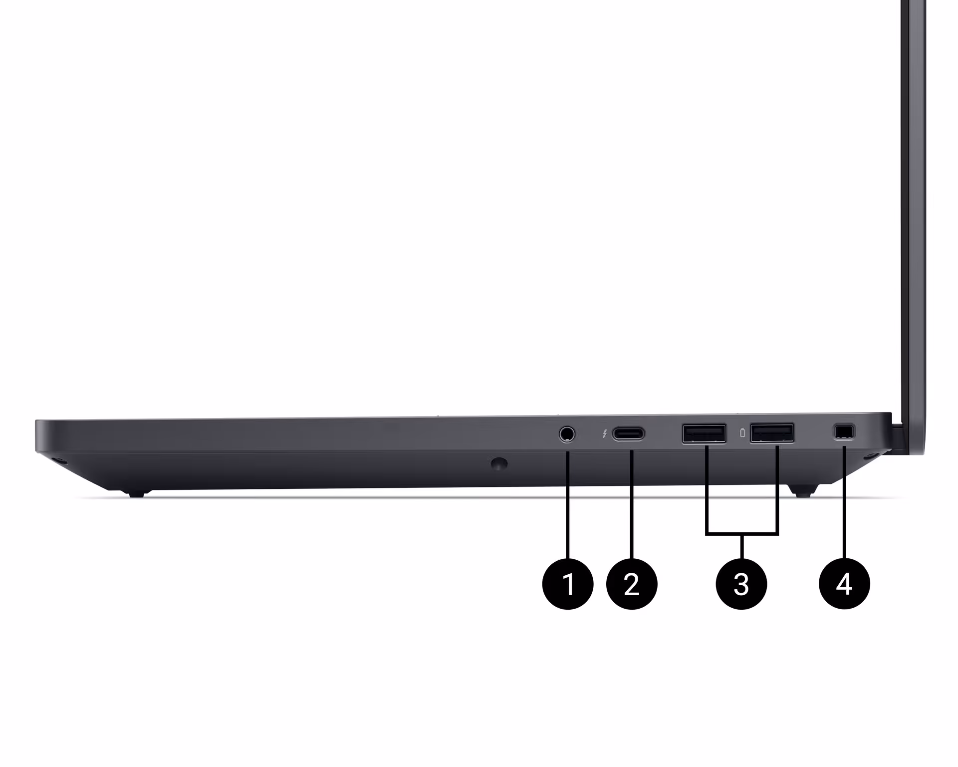 dell pro max 16 plus mobile workstation ports and slots right side