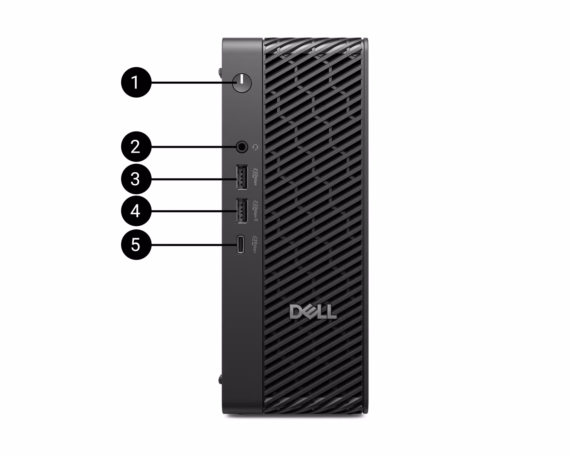 dell pro max micro front ports and slots
